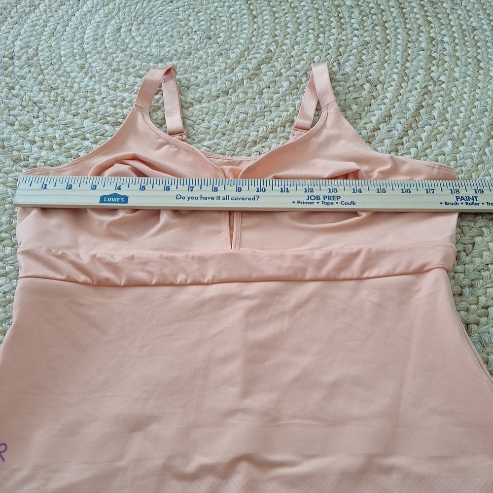 Ruby Ribbon Reina Camisole 1812 Women 42 Peach Orange Shaping Cami Tank Apricot - Picture 4 of 10